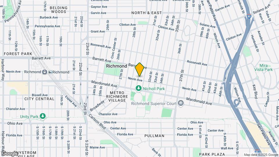 400 30th St Map and Location Details