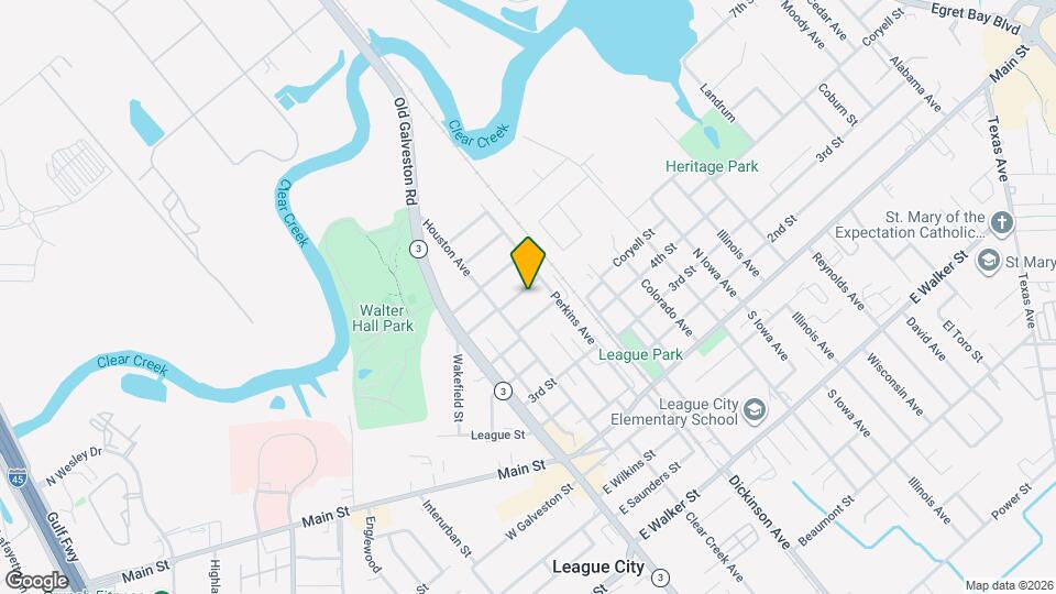 411 Oaklawn St Map and Location Details