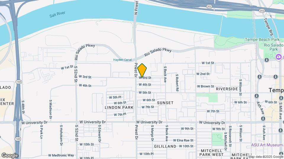 1331 W 3rd St Map and Location Details