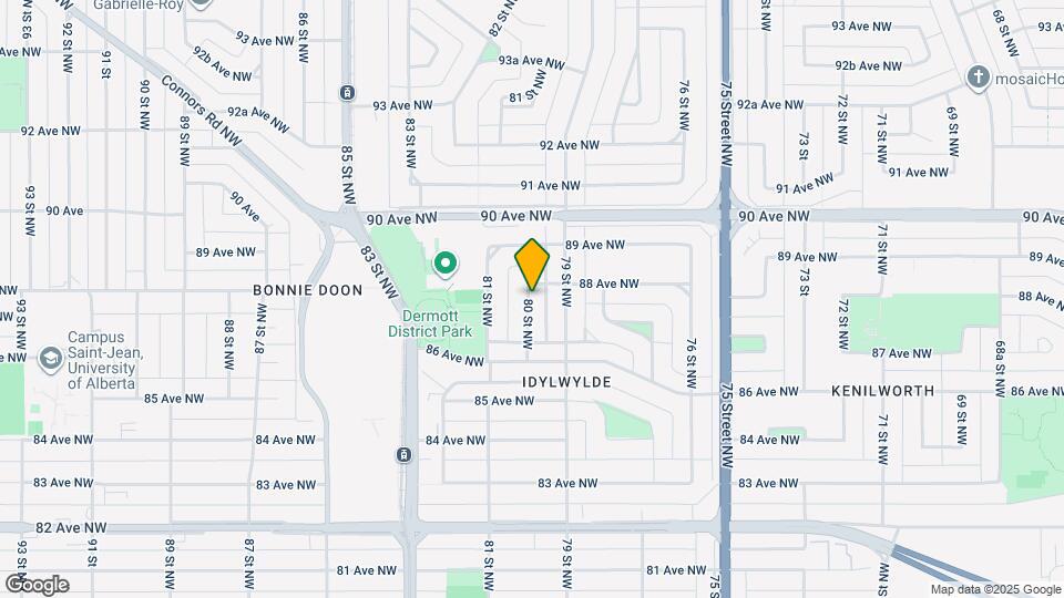 8639-8680 80 St NW Map and Location Details