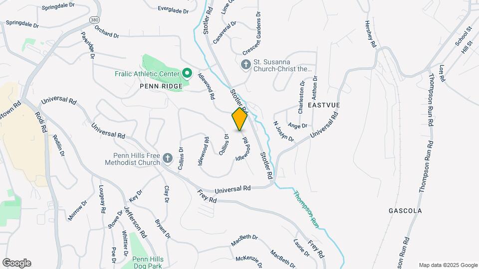 447 Idlewood Rd Map and Location Details