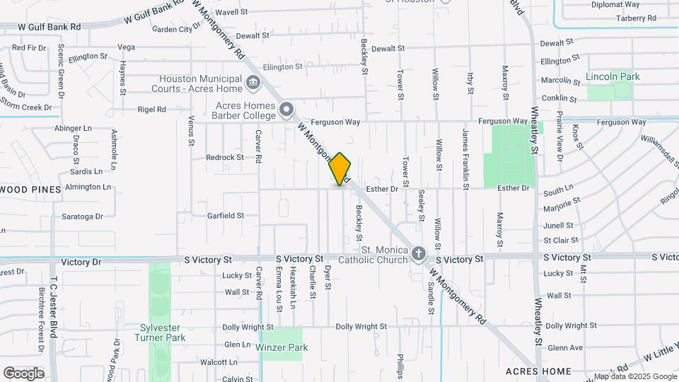 2105 Esther Dr Map and Location Details