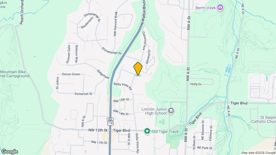 606 NW 17th Ct Map and Location Details