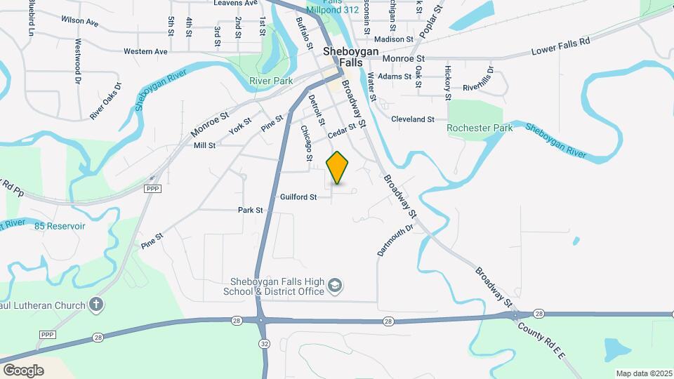944 Detroit St, Unit 944 Map and Location Details