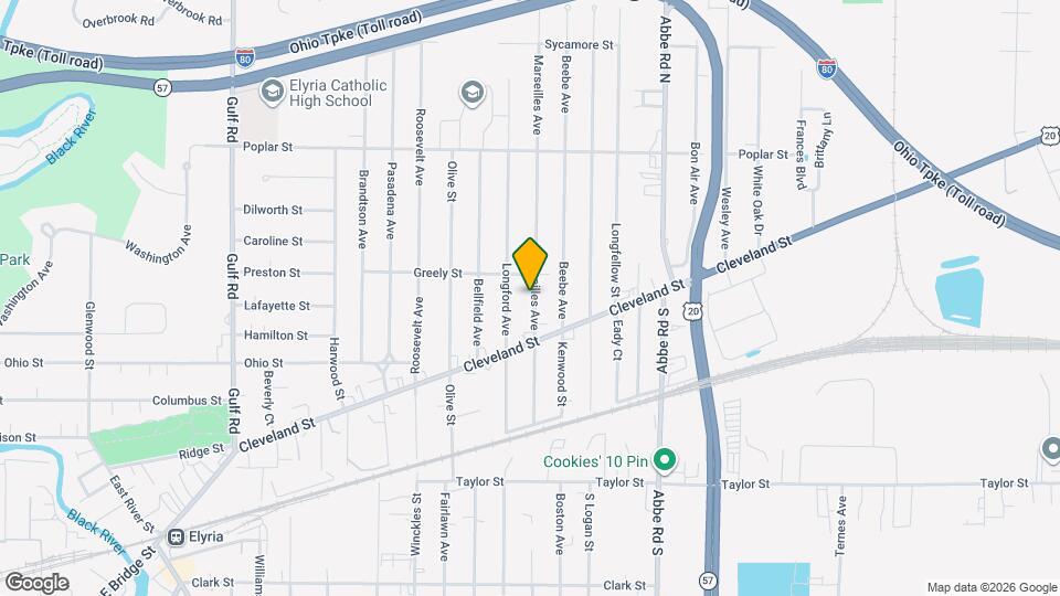 128 Marseilles Ave, Unit 1 Map and Location Details