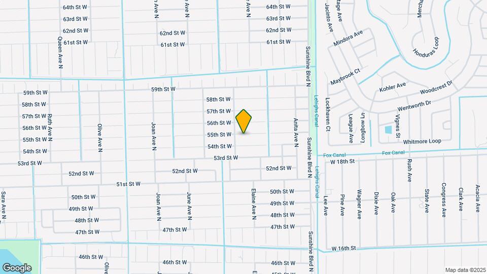 2617 55th St W Map and Location Details