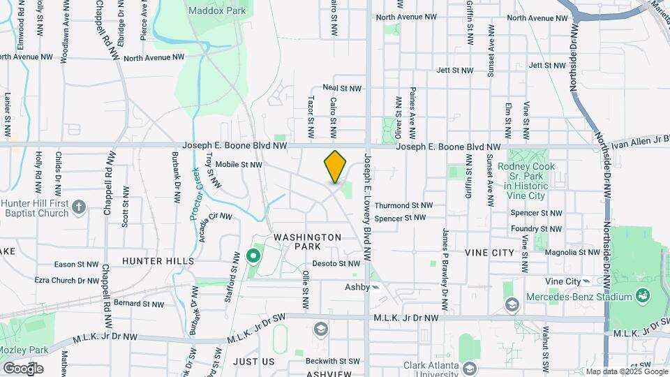 1017 Mayson Turner Rd NW Map and Location Details