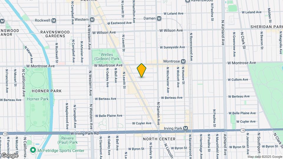 4309 N Hoyne Ave Map and Location Details