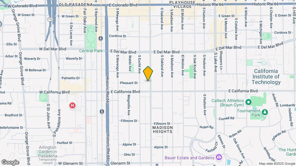 523 Los Robles Ave Map and Location Details