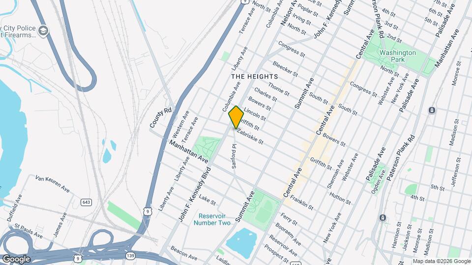 133 Zabriskie St Map and Location Details