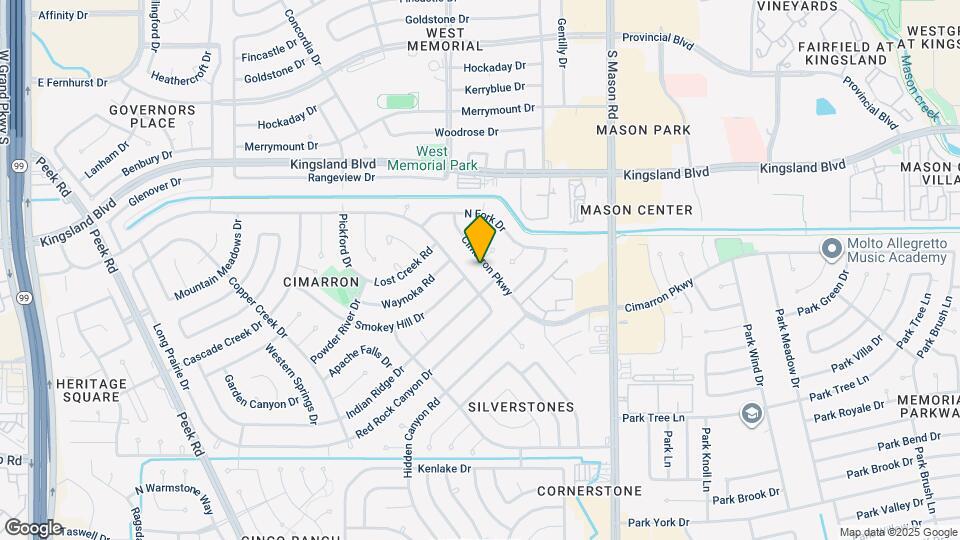 22215 Cimarron Pkwy Map and Location Details