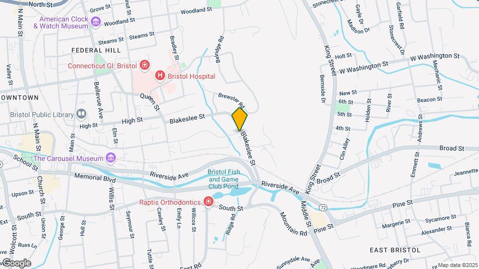 206 Blakeslee St Map and Location Details