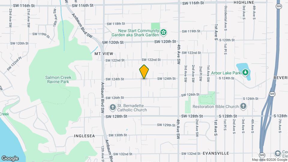 12402 8th Ave SW Mapa y Detalles de la Ubicación