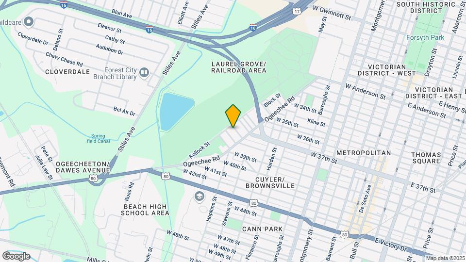 1029 W 38th St Map and Location Details