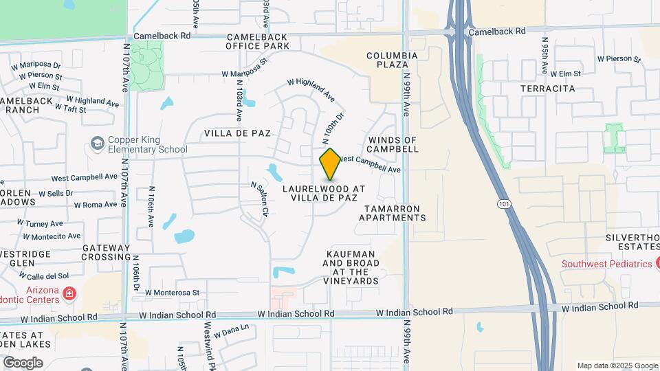 10023 W Sells Dr Map and Location Details