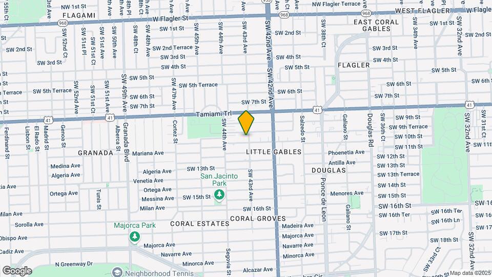 940 SW 43rd Ave Map and Location Details