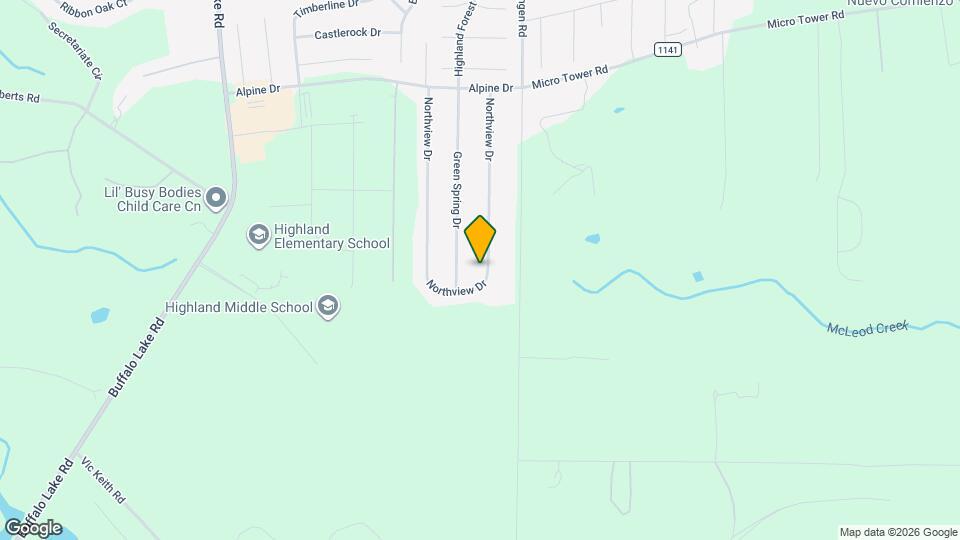 426 Northview Dr Map and Location Details