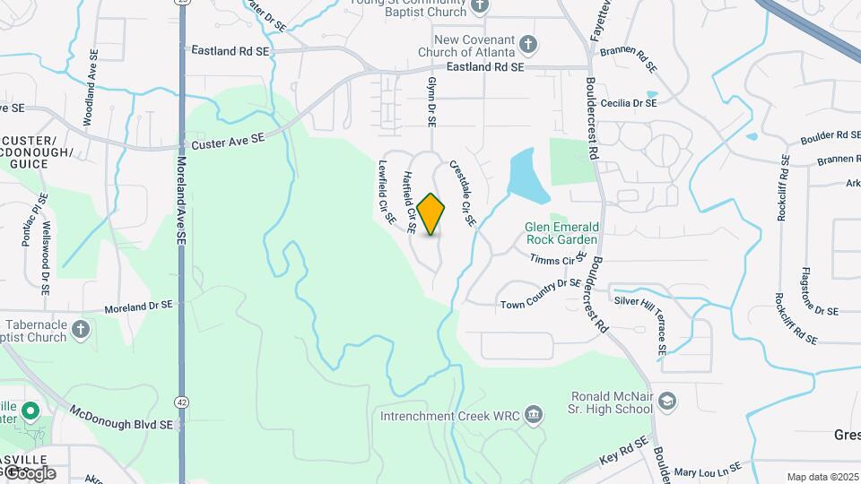 2625 Crestdale Cir SE Map and Location Details
