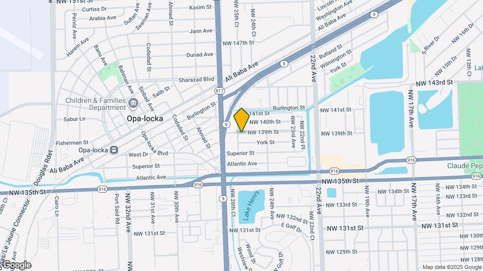 2580 NW 139th St Map and Location Details