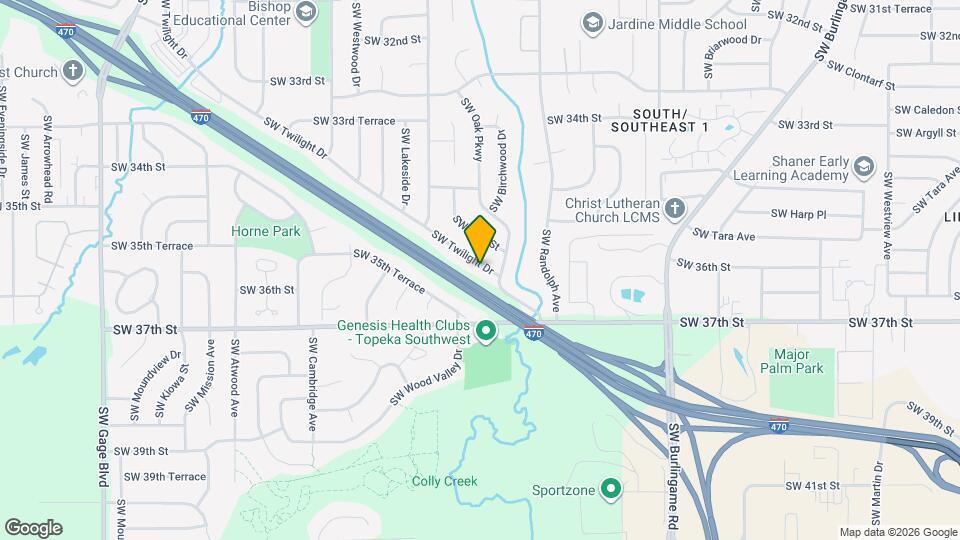 2913 SW Twilight Dr Map and Location Details