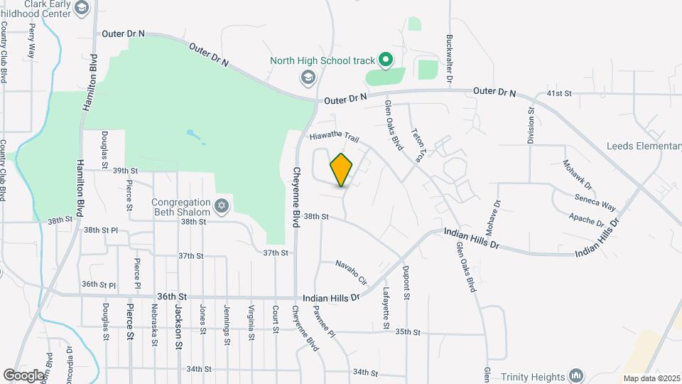 1331 Winona Ct Mapa y Detalles de la Ubicación