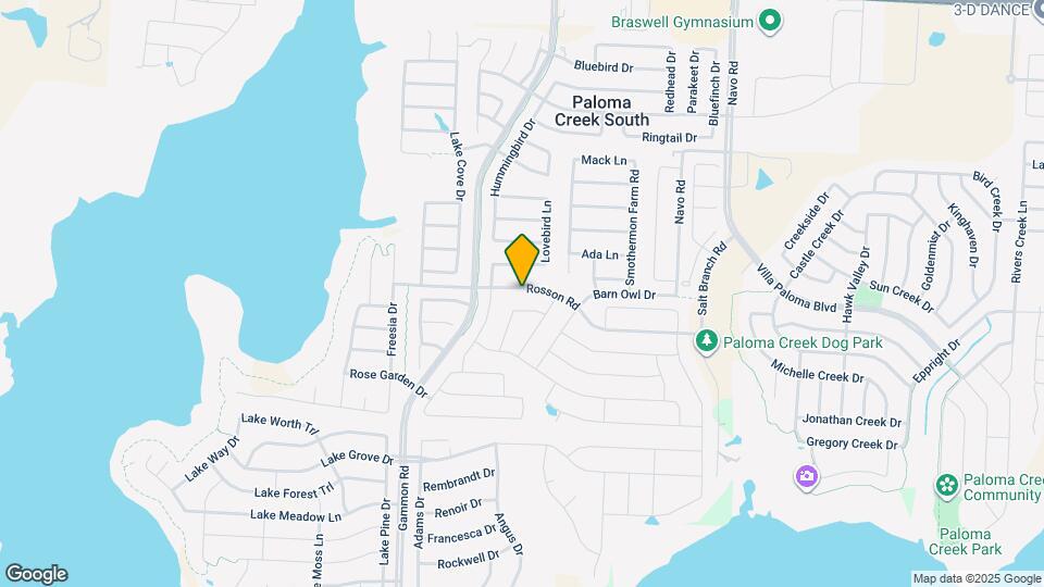 1504 Rosson Rd Map and Location Details