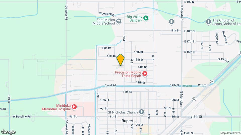 1321 H St Map and Location Details