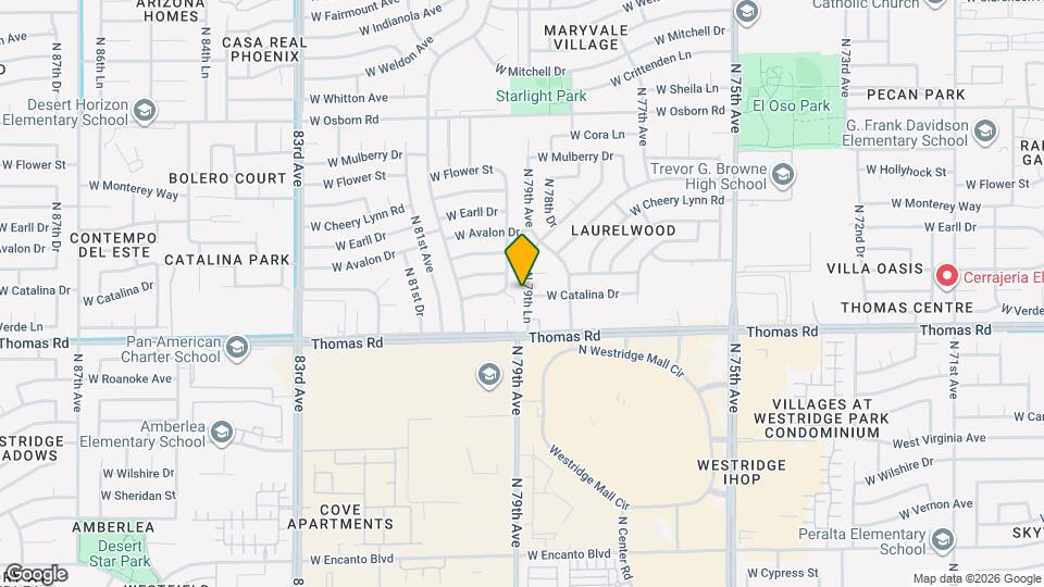 2934 N 79th Ln Map and Location Details