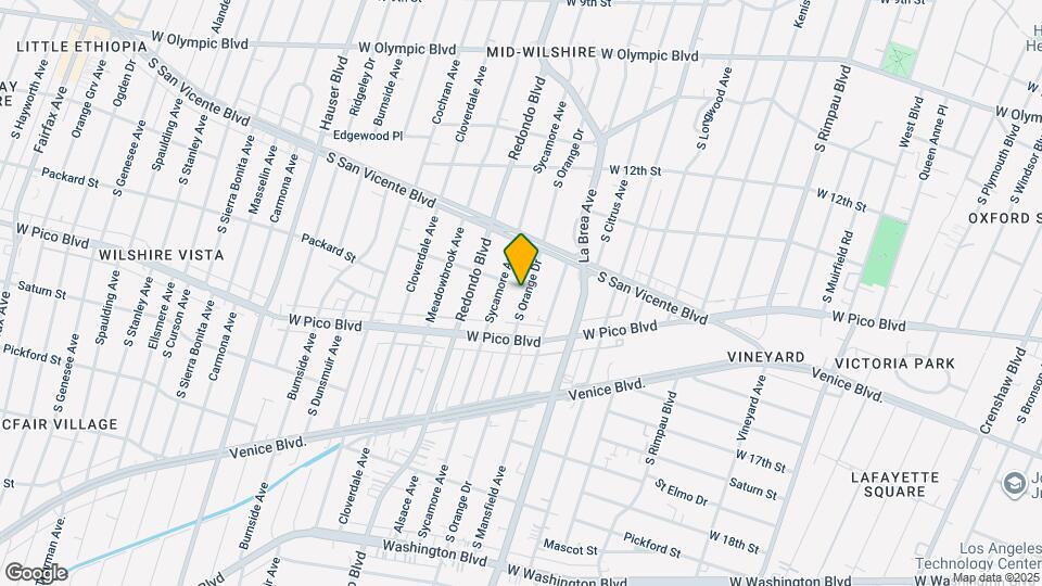 1357 S Orange Dr, Unit 1357 Map and Location Details