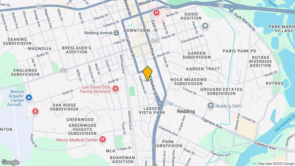 1433 Lincoln St Map and Location Details