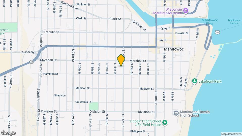 1118 S 14th St Map and Location Details