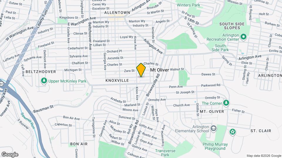 136 Rochelle St Map and Location Details