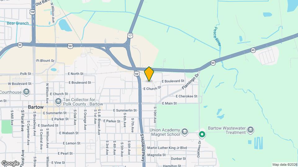 1465 E Boulevard St Map and Location Details