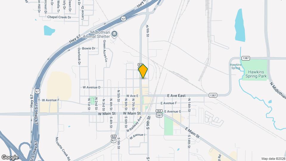 416 N 8th St Map and Location Details