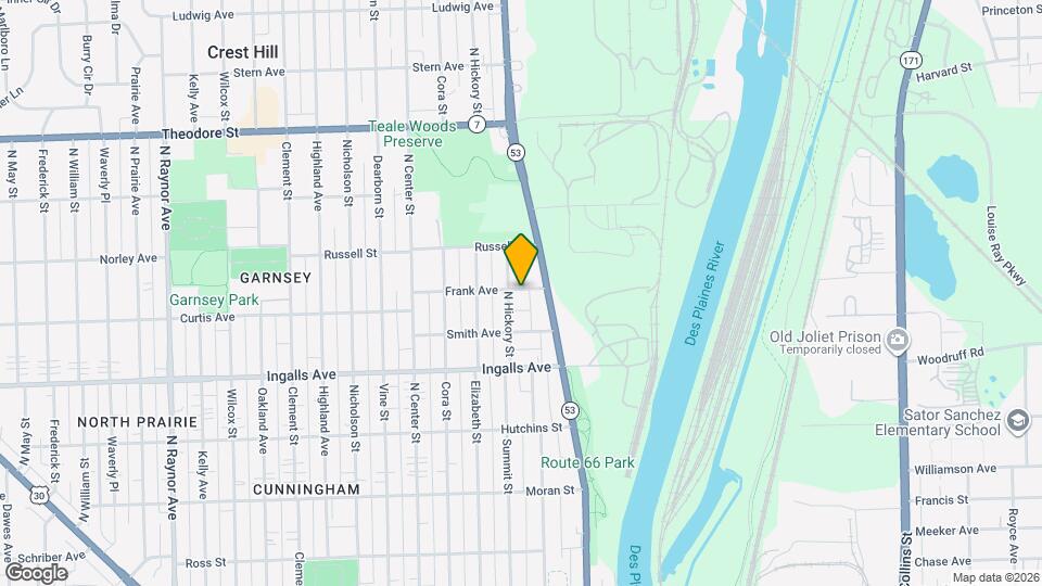 208 Frank Ave Mapa y Detalles de la Ubicación