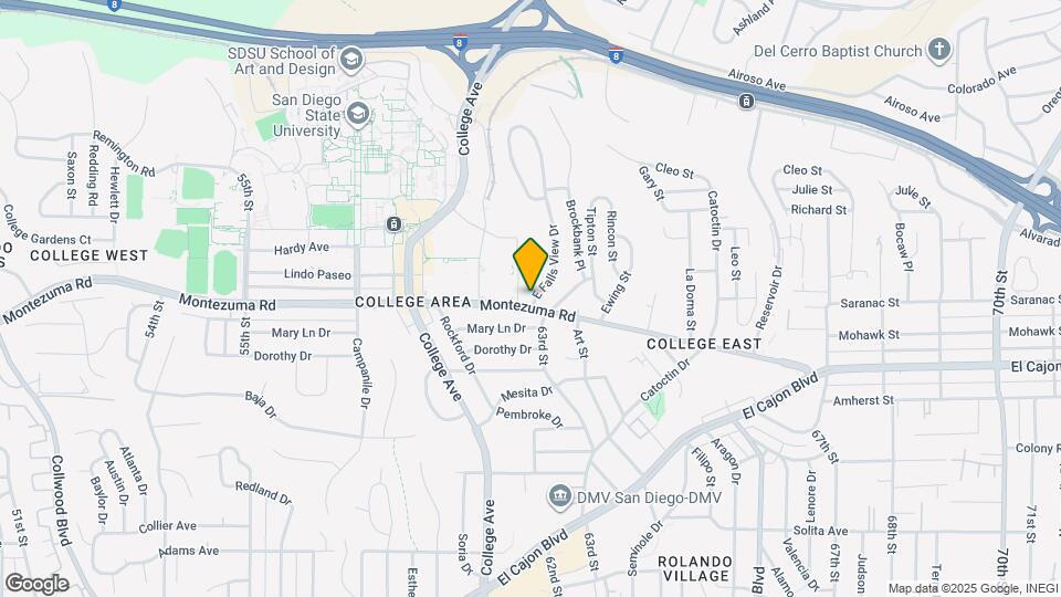 5104-5106 E Falls View Dr Map and Location Details