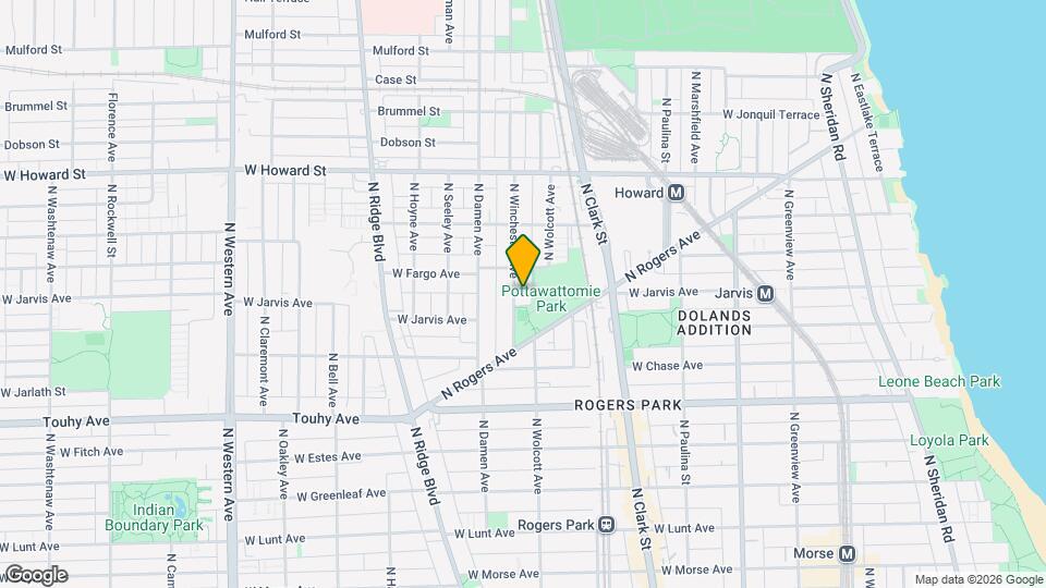 7359 N Winchester Ave Map and Location Details