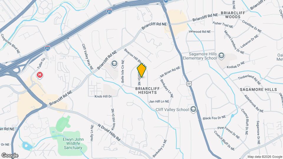 1681 Bristol Dr NE Map and Location Details