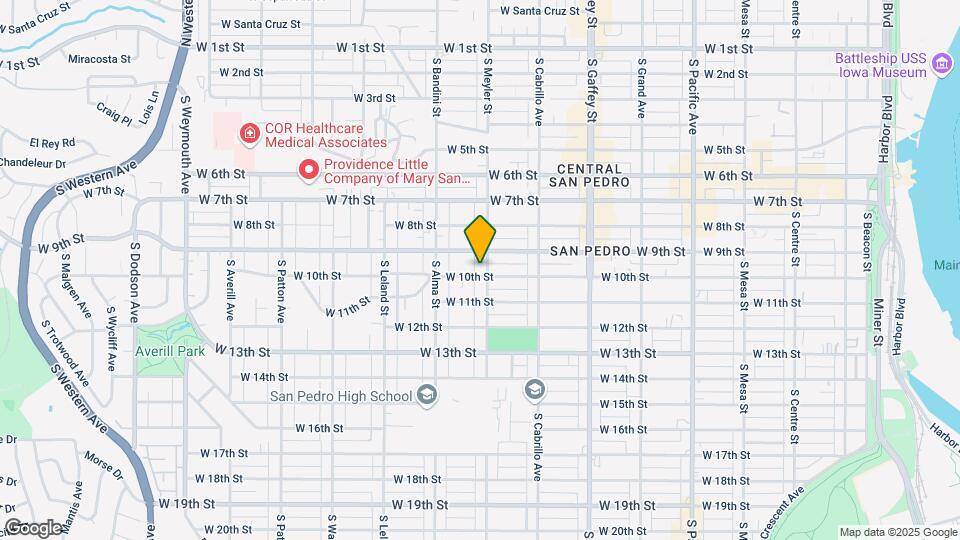 914-922 1/2 W. 10th St. Mapa y Detalles de la Ubicación