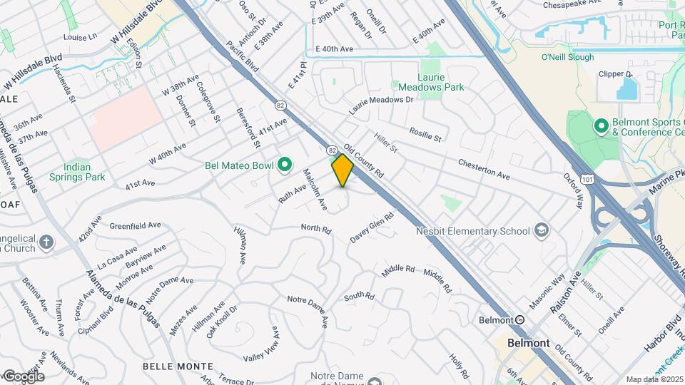 341 Malcolm Ave Map and Location Details