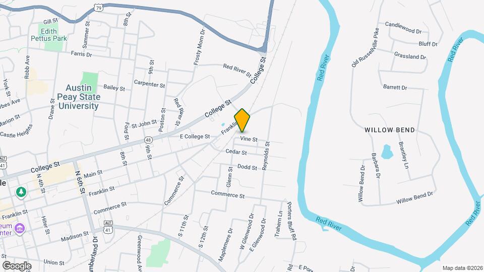 1209 Vine St Map and Location Details