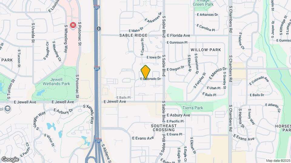 14192 E Colorado Dr Map and Location Details