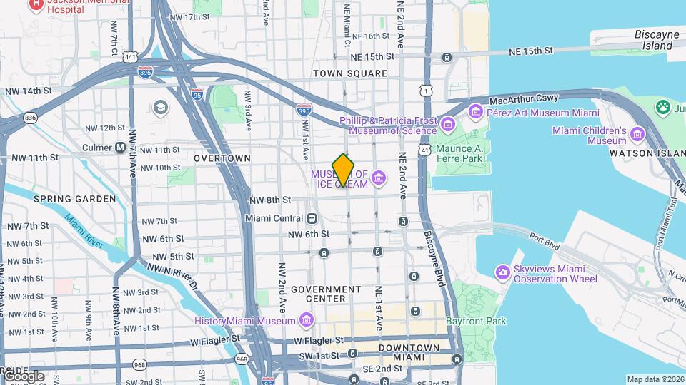 800 N Miami Ave, Unit 102 Mapa y Detalles de la Ubicación