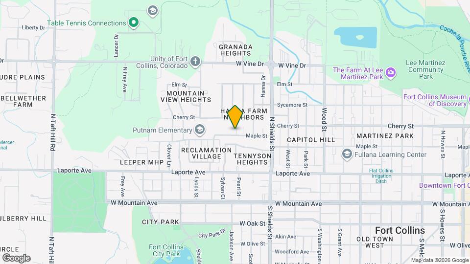 1228 Maple Street, Unit A Map and Location Details
