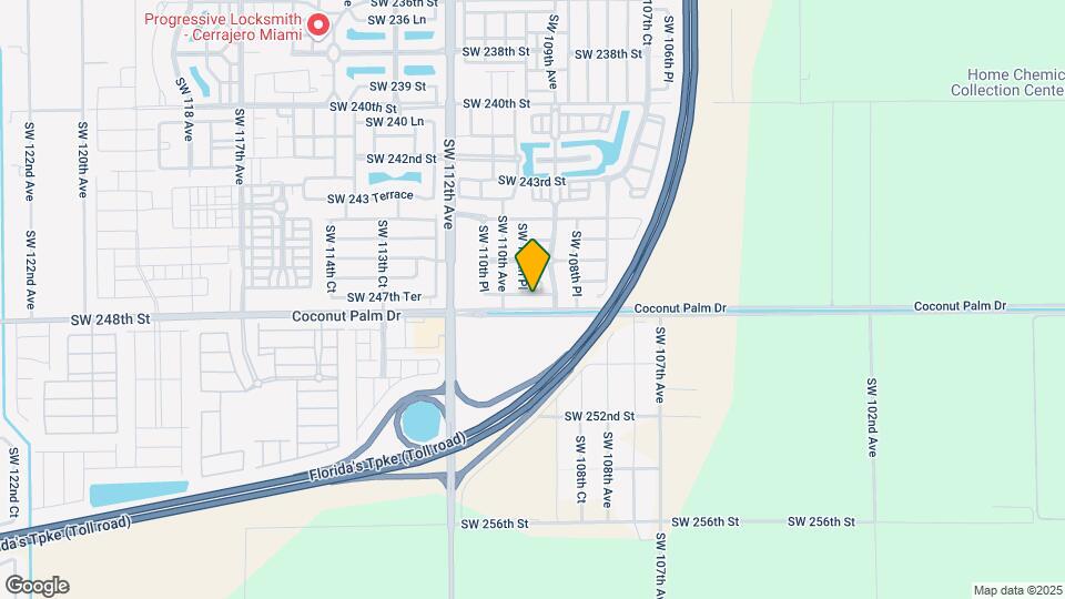 10934 SW 247th Ter Map and Location Details