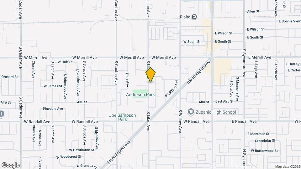 661 S Lilac Ave Map and Location Details