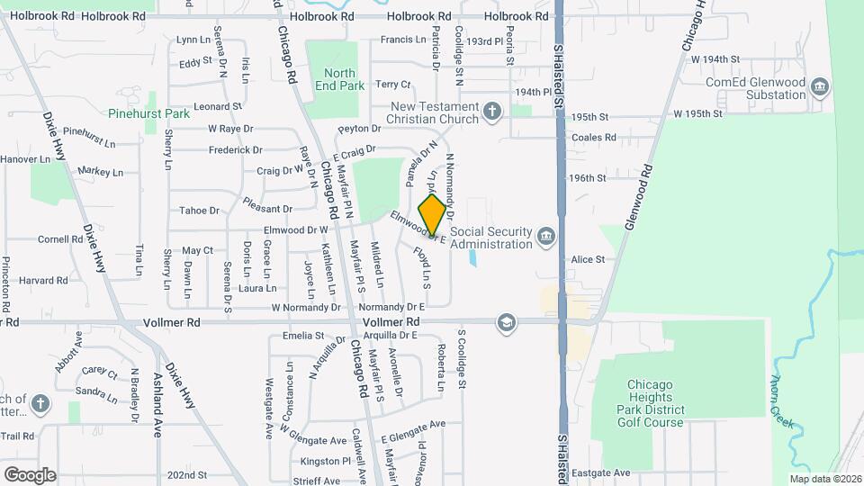 93 Elmwood Dr E Map and Location Details