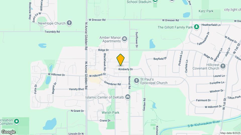 831 Kimberly Dr, Unit 5 Map and Location Details