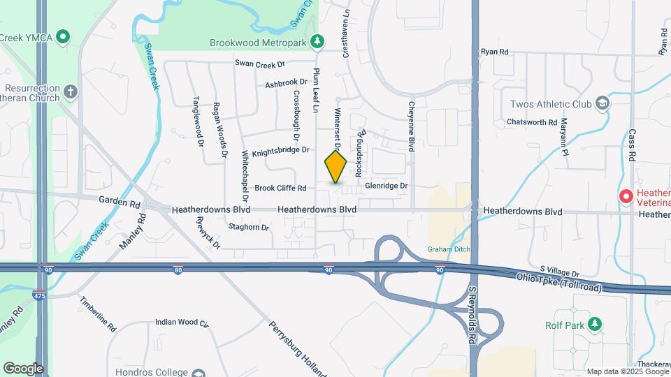 5537 Glenridge Dr Map and Location Details