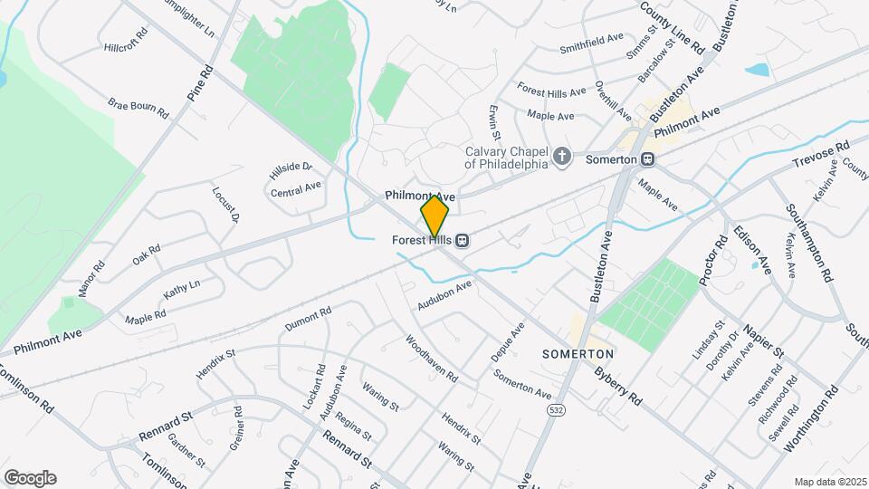 290 Byberry Rd Map and Location Details